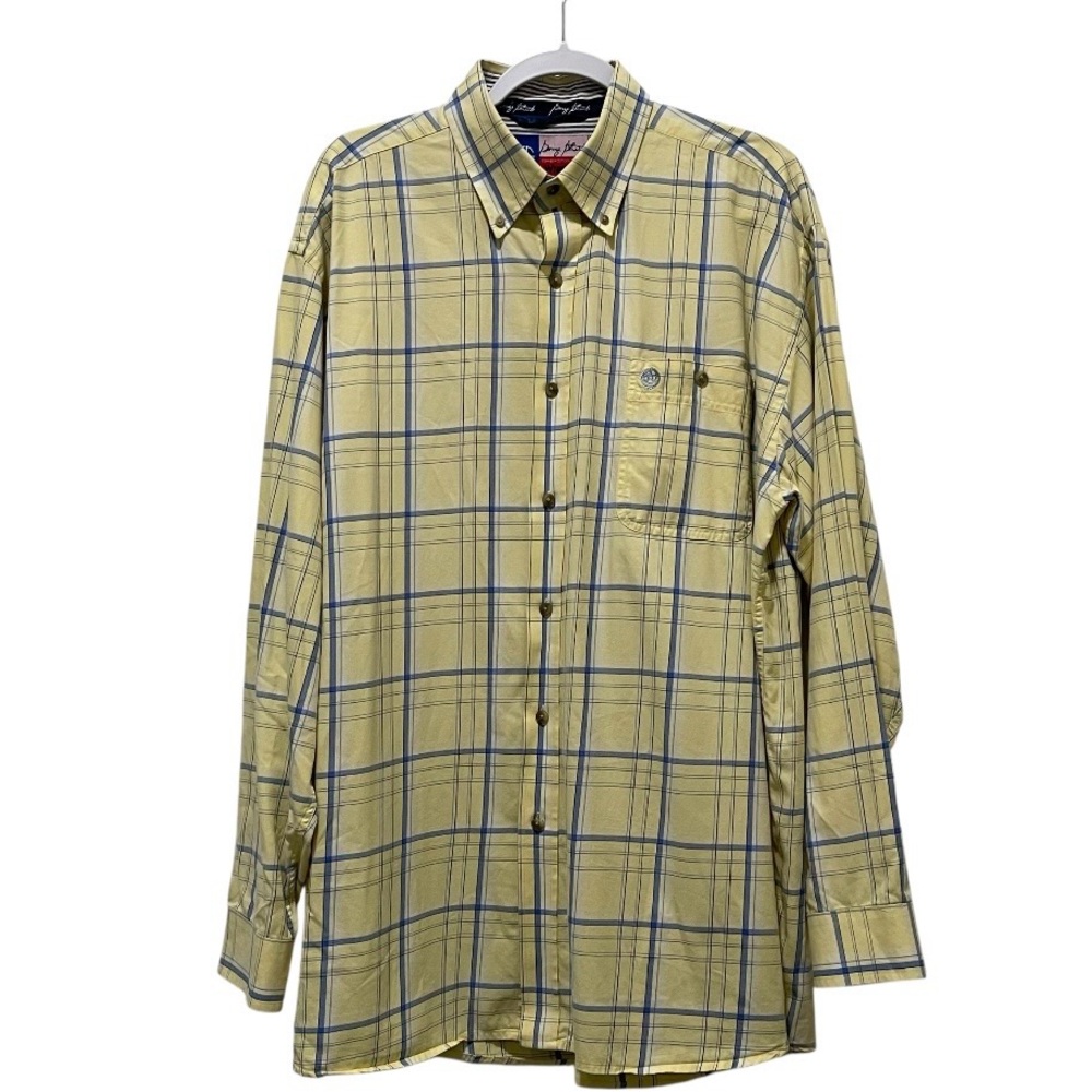 Wrangler George Strait Cowboy Cut Collection Plaid Shirt Button Down Men XXL